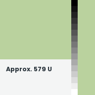 Color chip: Approx. 579 U