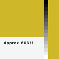 Color chip: Approx. 606 U