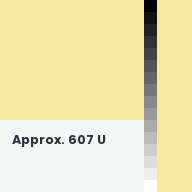 Color chip: Approx. 607 U