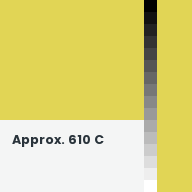Color chip: Approx. 610 C