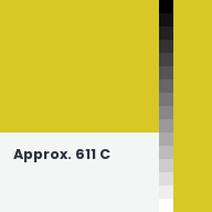 Color chip: Approx. 611 C