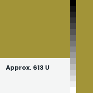 Color chip: Approx. 613 U