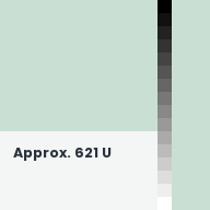 Color chip: Approx. 621 U