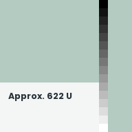 Color chip: Approx. 622 U