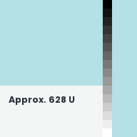 Color chip: Approx. 628 U