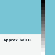 Color chip: Approx. 630 C