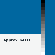 Color chip: Approx. 641 C