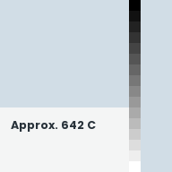 Color chip: Approx. 642 C