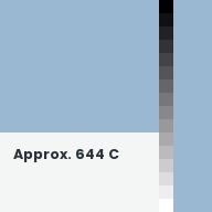 Color chip: Approx. 644 C