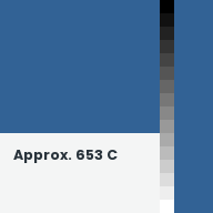 Color chip: Approx. 653 C