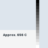 Color chip: Approx. 656 C