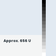 Color chip: Approx. 656 U