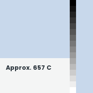 Color chip: Approx. 657 C
