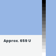 Color chip: Approx. 659 U