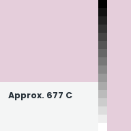 Color chip: Approx. 677 C