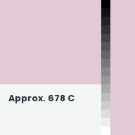 Color chip: Approx. 678 C