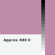 Color chip: Approx. 680 U
