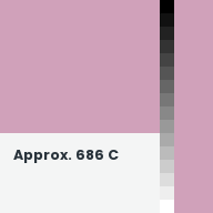Color chip: Approx. 686 C