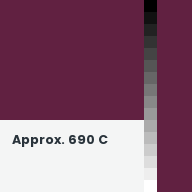 Color chip: Approx. 690 C