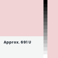 Color chip: Approx. 691 U