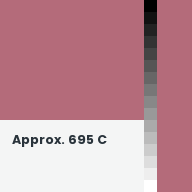 Color chip: Approx. 695 C
