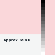 Color chip: Approx. 698 U