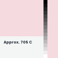 Color chip: Approx. 705 C