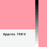 Color chip: Approx. 708 U