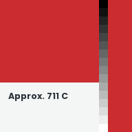 Color chip: Approx. 711 C