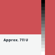 Color chip: Approx. 711 U