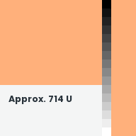 Color chip: Approx. 714 U