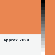 Color chip: Approx. 716 U