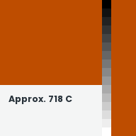 Color chip: Approx. 718 C