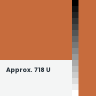 Color chip: Approx. 718 U