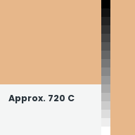 Color chip: Approx. 720 C