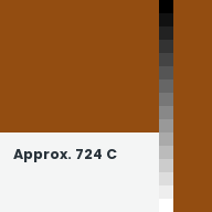 Color chip: Approx. 724 C