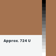 Color chip: Approx. 724 U