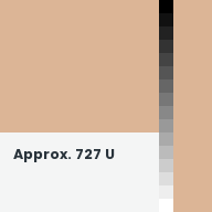 Color chip: Approx. 727 U