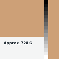 Color chip: Approx. 728 C