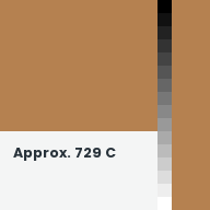 Color chip: Approx. 729 C