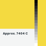 Color chip: Approx. 7404 C
