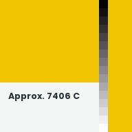 Color chip: Approx. 7406 C