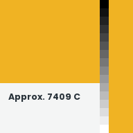 Color chip: Approx. 7409 C