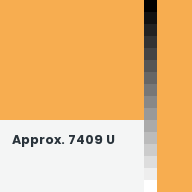 Color chip: Approx. 7409 U