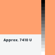 Color chip: Approx. 7410 U