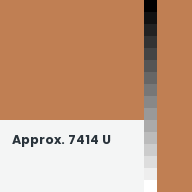 Color chip: Approx. 7414 U