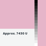 Color chip: Approx. 7430 U