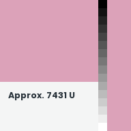 Color chip: Approx. 7431 U