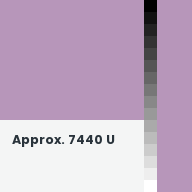Color chip: Approx. 7440 U