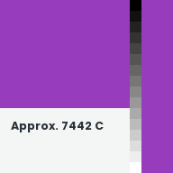 Color chip: Approx. 7442 C